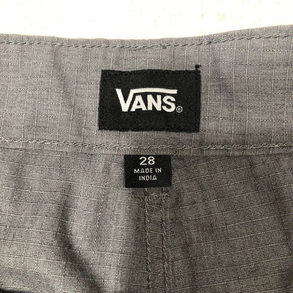 Vans Off The Wall Pocket Gray Pocket Short Cotton Blend Men's Size 28 Inseam 10” - Picture 5 of 13